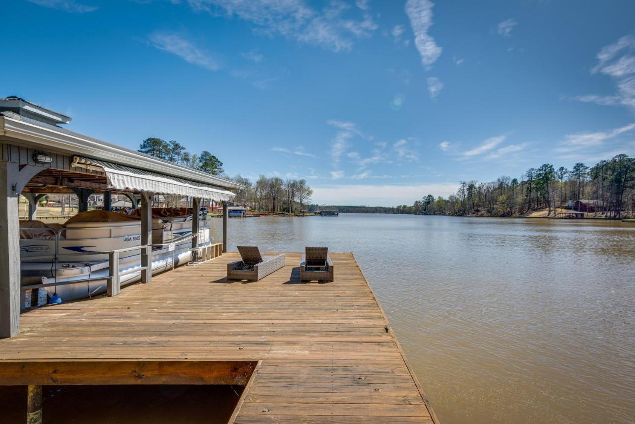 Quiet Lakefront Eatonton House With Boat Dock! Vila Exterior foto