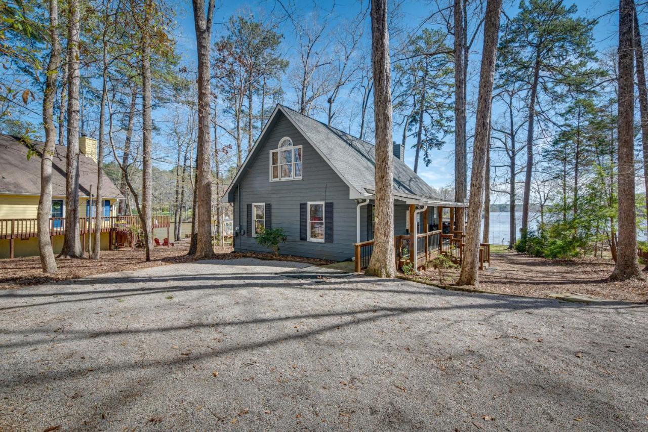 Quiet Lakefront Eatonton House With Boat Dock! Vila Exterior foto